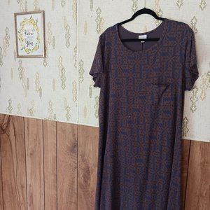 LuLaRoe Carly Dress women's size 3XL